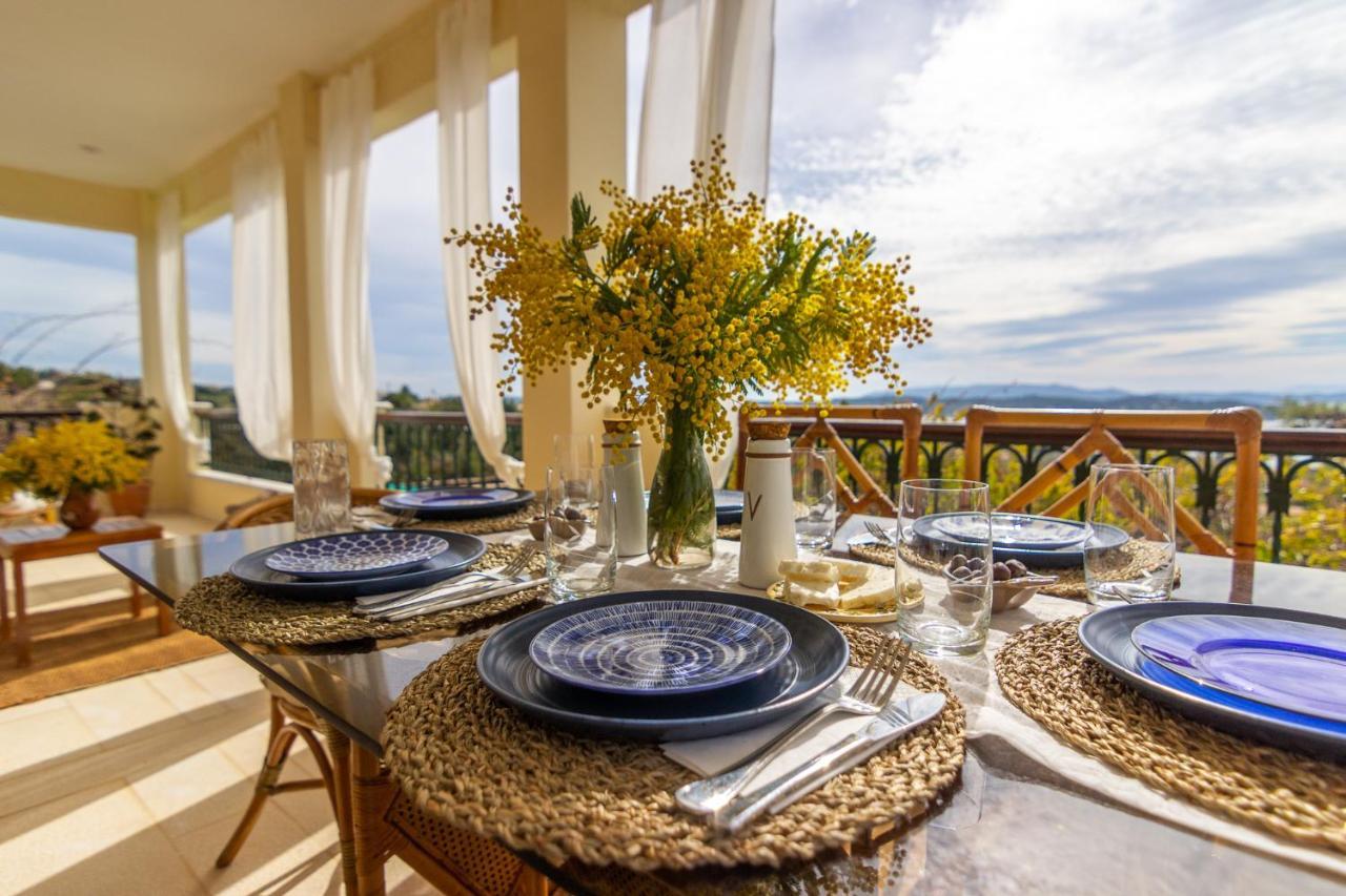 House With Amazing Ocean View And Patio - Pool Vila Porto Heli Exterior foto