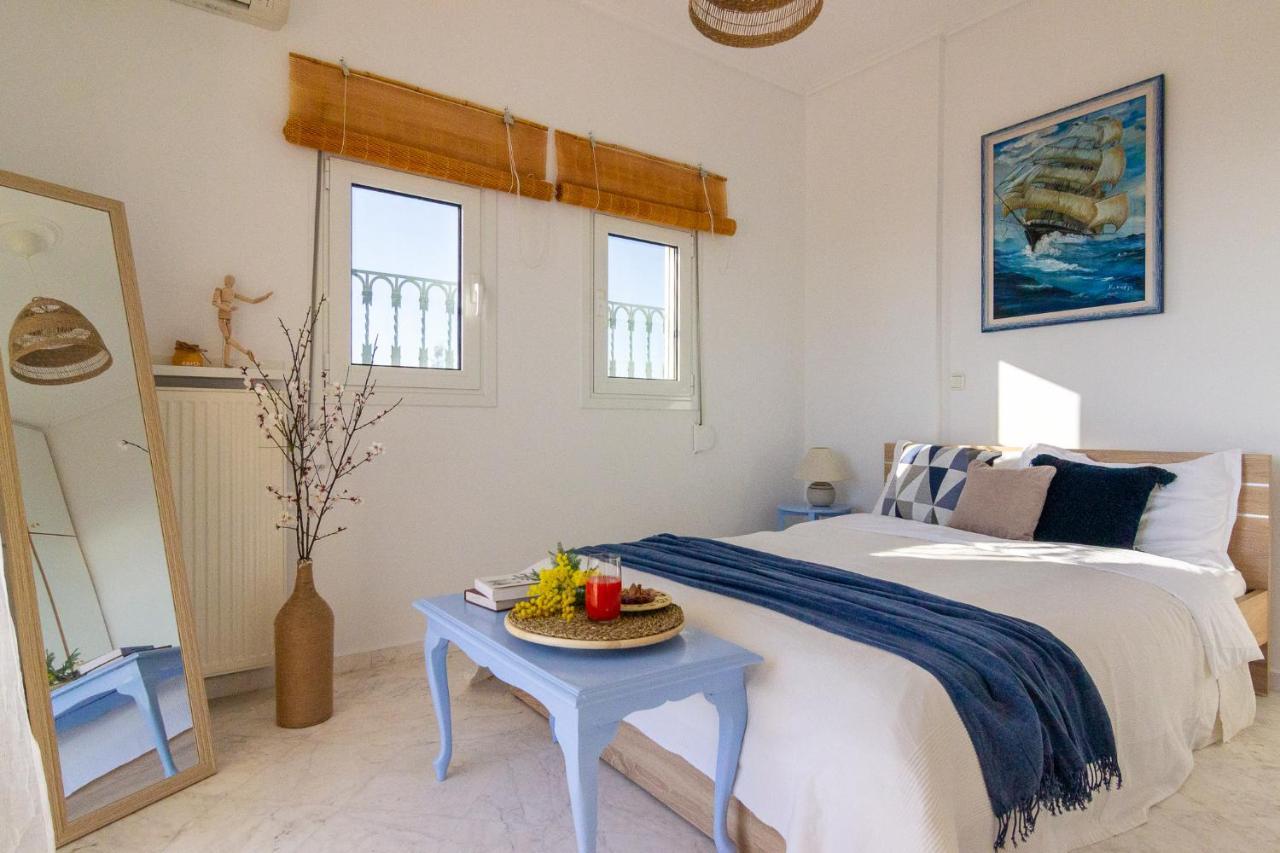 House With Amazing Ocean View And Patio - Pool Vila Porto Heli Exterior foto