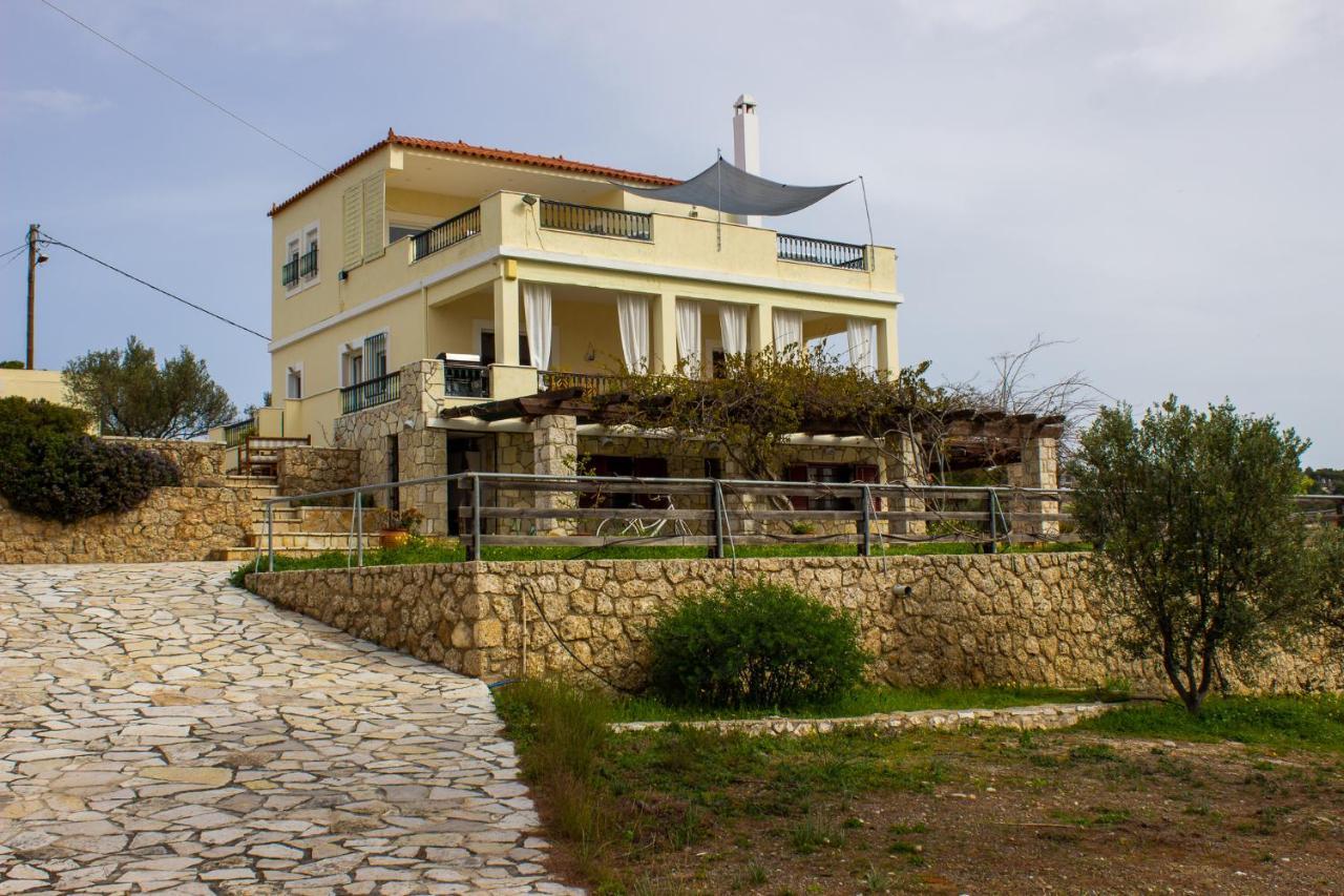 House With Amazing Ocean View And Patio - Pool Vila Porto Heli Exterior foto