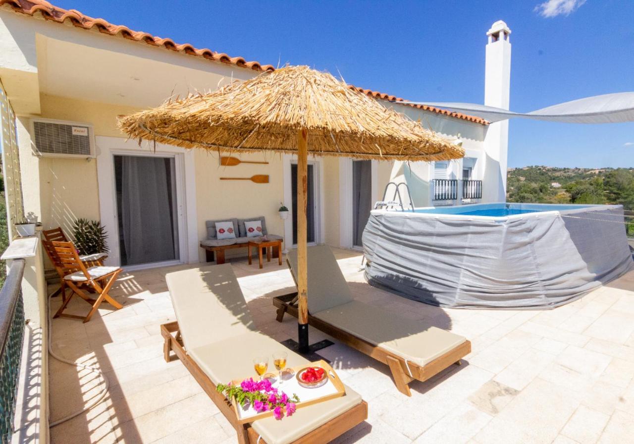 House With Amazing Ocean View And Patio - Pool Vila Porto Heli Exterior foto
